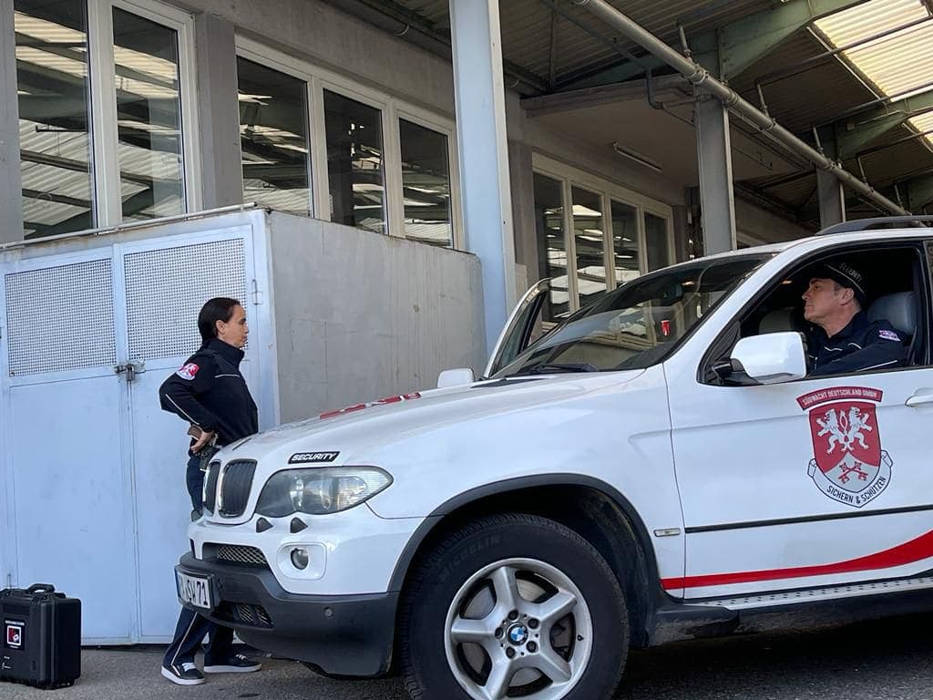 GSP Streifenfahrzeug im Einsatz
