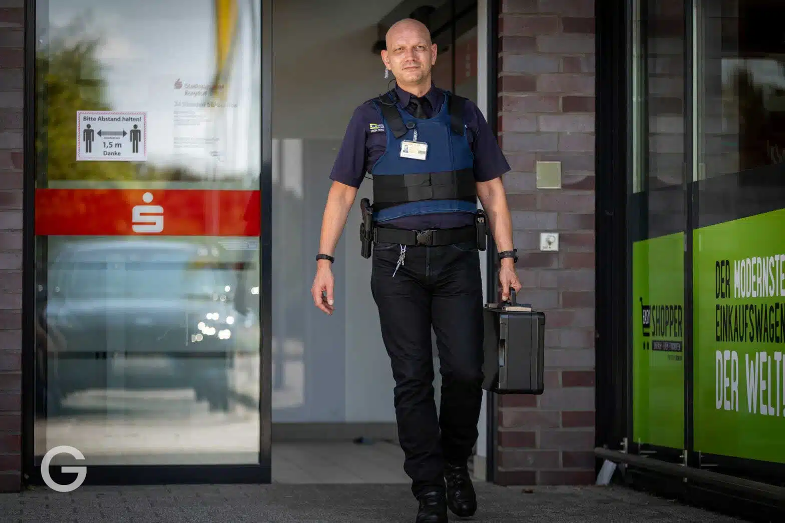 Security während eines Werttransports